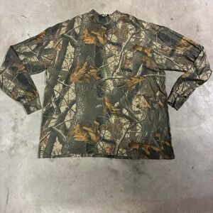 Vintage Camo Long Sleeve Shirt Made in USA Hunting Mens XXXL Realtree